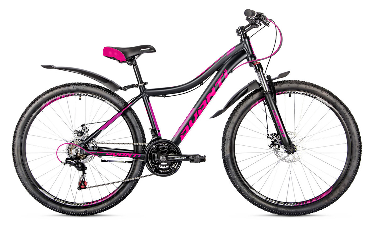 Велосипед Avanti CALYPSO 26" 2021, размер S, черно-розовый
